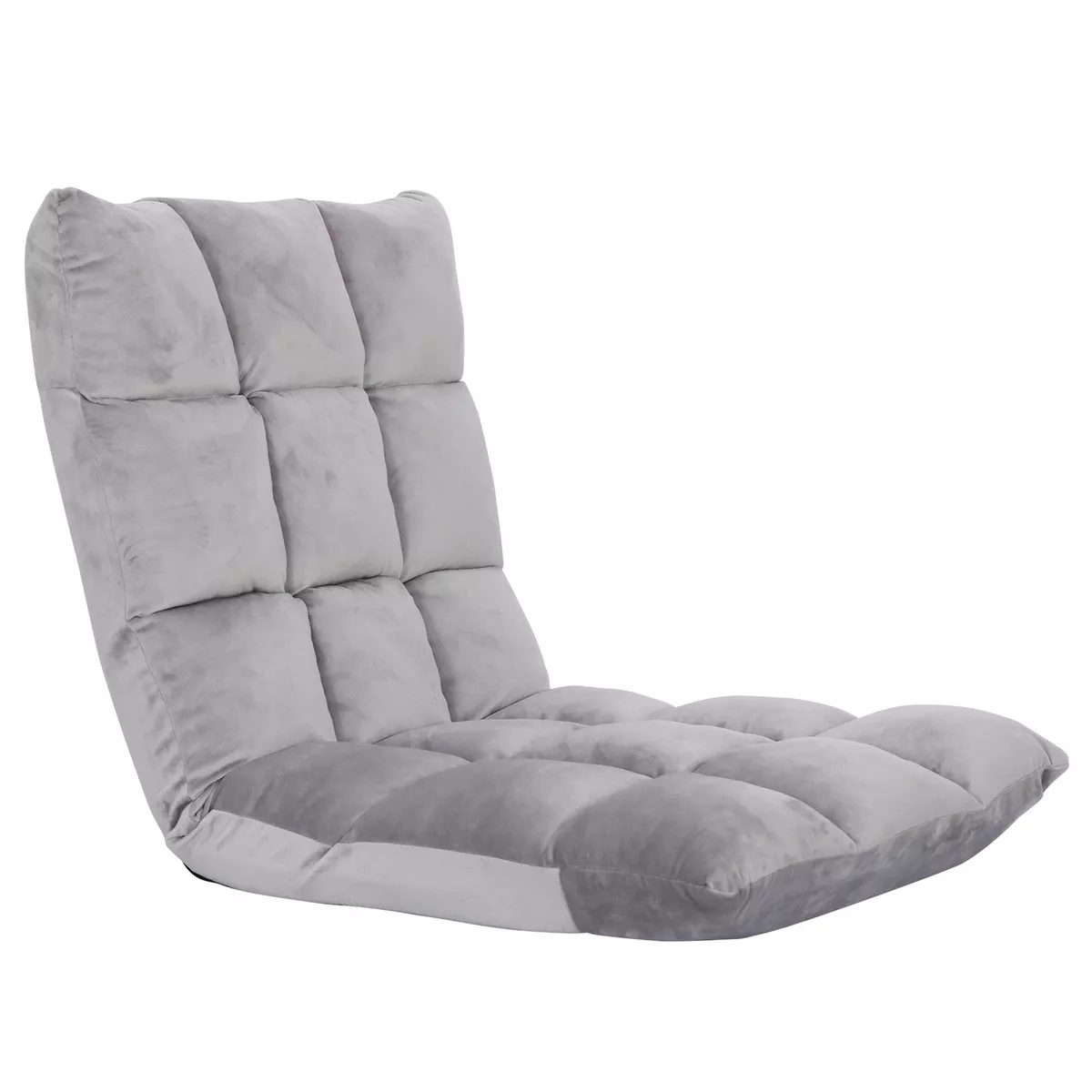 Adjustable Floor Chair Folding Sofa with Back Support Gaming Chair, Size: 50