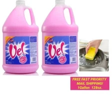 (2 GALLONS) Vel Rosita Ultra Concentrate Dish Grease Remover Soap 