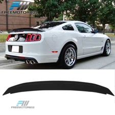 Fits 10-14 Ford Mustang 2Dr ABS Matte Black Rear Trunk Spoiler Wing Lid OE Style