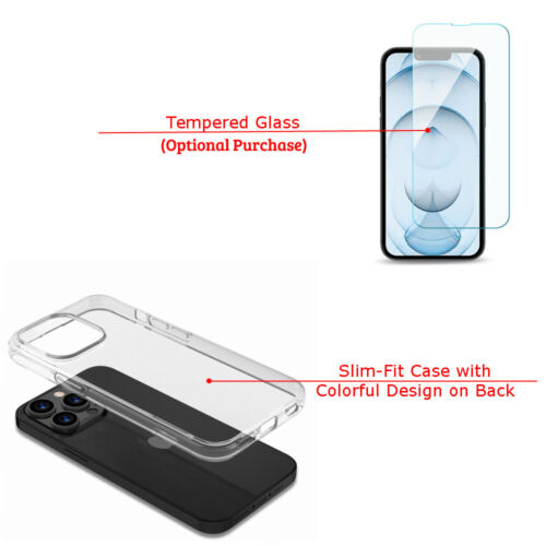 Phone Case for iPhone 16 /16 Pro / 16 Plus / 16 Pro Max, Screen Protector p42 - Picture 2 of 11