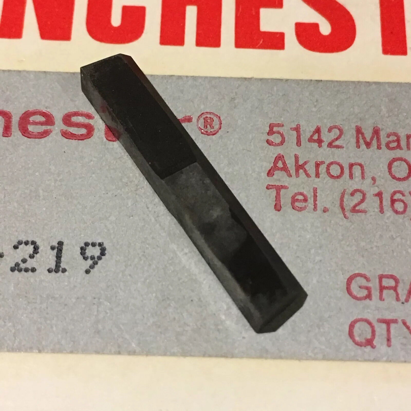 (9x) Manchester Tooling 508219 Grade C5 Dogbone Bits Cutoff Carbide