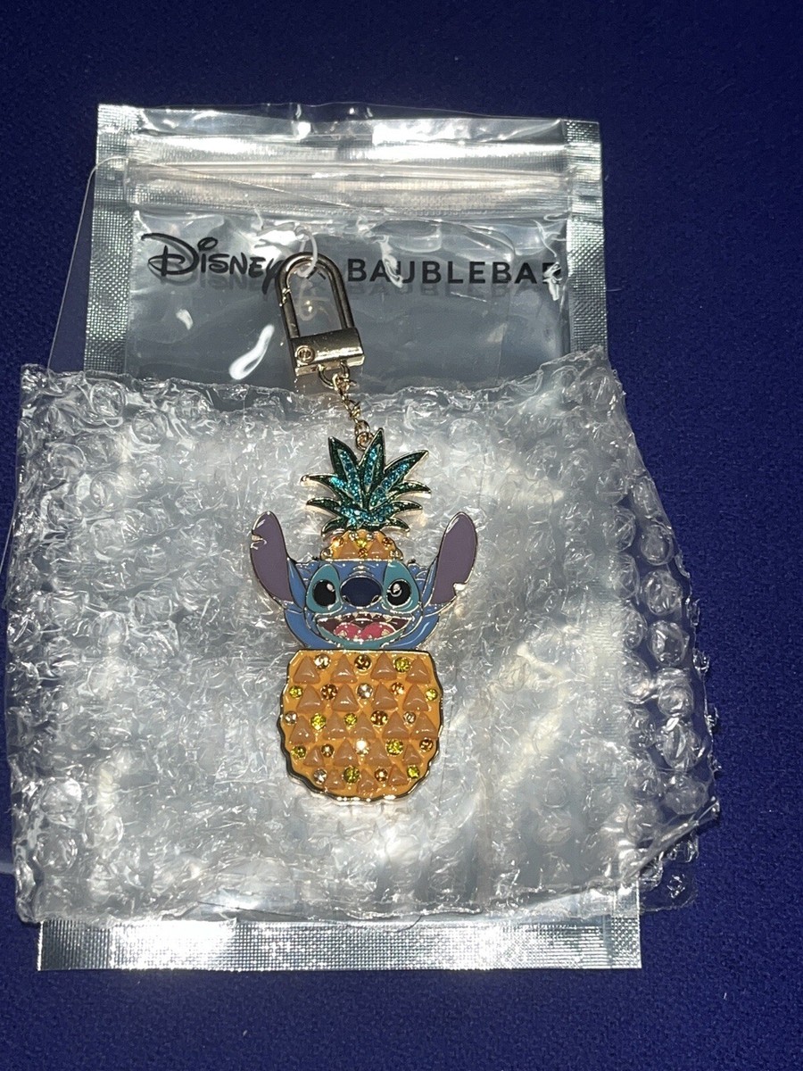 Disney×BAUBLEBAR スティッチ　3D バッグチャーム Disney Stitch 3D Bag Charm - Blue – Stitch keychain – BaubleBar