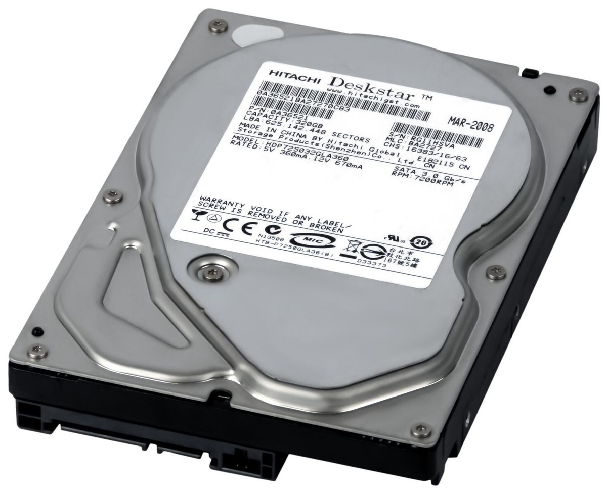 Hitachi Deckstar 320gb Internal Hard Disk Drive HDP725032GLA360