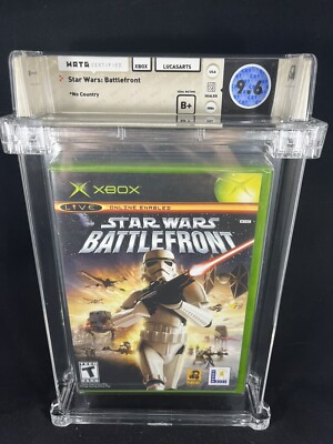 Star Wars Battlefront WATA 9.6 B+! Sealed Xbox Original Video Game! VGA CGC