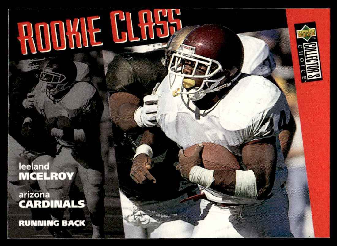 1996 Collector's Choice Leeland McElroy Rookie Arizona Cardinals #22