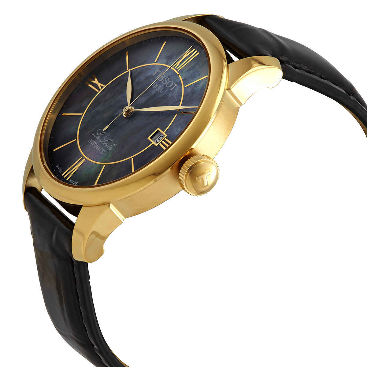 Buy Tissot Le Locle Automatic Black MOP Dial Men's Watch T41.5.423.93  Online in Guatemala. 184132194596