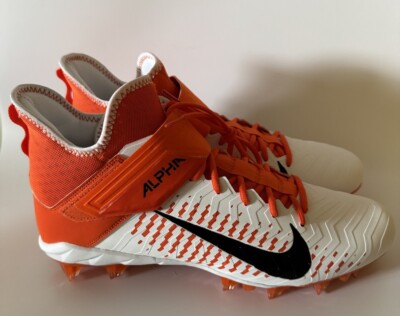 Nike Mens 16 Alpha Menace Pro 2 MID Football Cleats BV3945-103 Team Orange/White