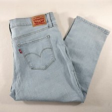 Levi's 311 Shaping Skinny Blue Denim Jeans Womens Size 32