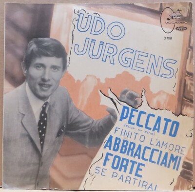 UDO JURGENS 1964  PECCATO CHE SIA FINITA COSI  P/S 7  45 EP BRAZIL aus brasilien