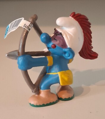 Smurf Schleich: 20551 Indian Archer NEW (Smurf Smurf Smurf)