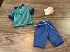 Vintage Mattel Barbie Ken Doll Clothes Shirt Shorts Shoes Set Lot