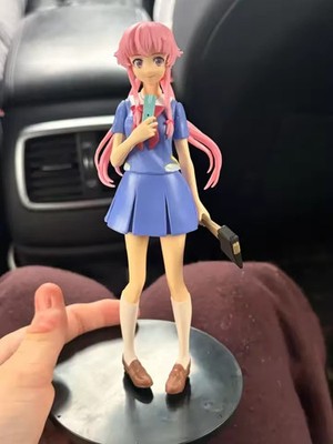 Future Diary Mirai Nikki REDIAL Yuno Gasai 17cm Anime Figure PVC Statue No Box