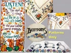 Autumn Poem Fall Rose Table Topper Buttons Sheep For Baby CROSS STITCH PATTERNS