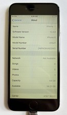 Apple iPhone 6 - 64GB - Grigio Siderale (AT&T 36.0.2) A1549 12.4.8 - Buone condizioni