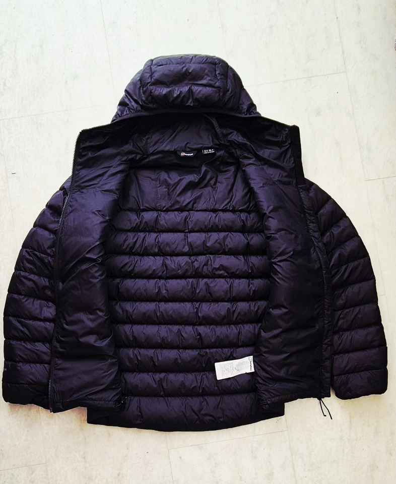 Berghaus Nitherdown Insulated Down Jacket Navy, Men's Size M RRP New £200 - Image 3 of 4