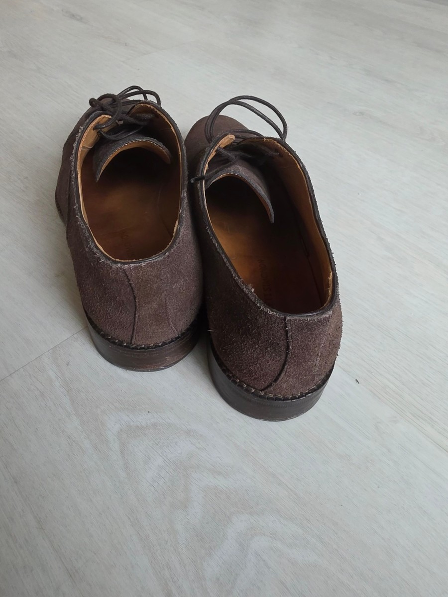 Beckett Simonon Dean Oxford Brown Suede Men display picture 3