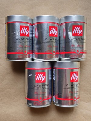 (5 x 8.8oz) Illy Whole Bean Coffee Classico Medium Roasted Coffee Beans - 4/2024