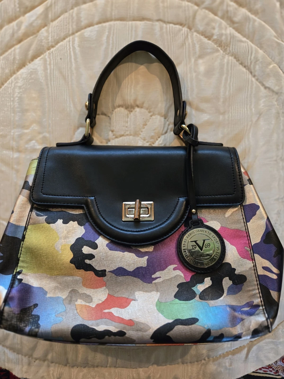 Versace 19V69 abbigliamento sportivo srl Milano Italia mimetica BORSA A CUPOLA