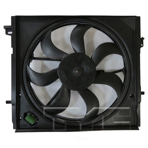Fan Model Rouge Dual Radiator and Condenser Fan Assembly TYC fits 17-21 Nissan Rogue ...