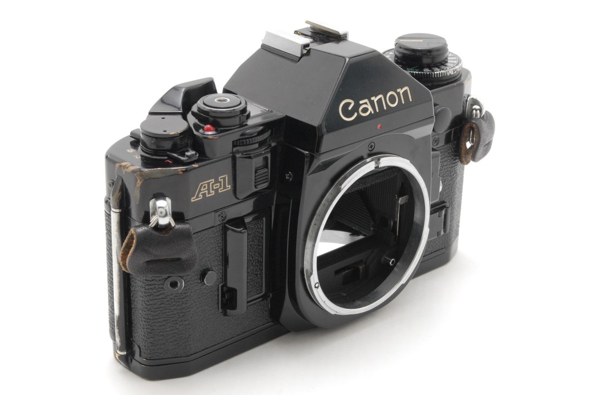 Canon A-1 SLR 35mm Film Camera NFD New FD 28mm F2.8 [Near MINT