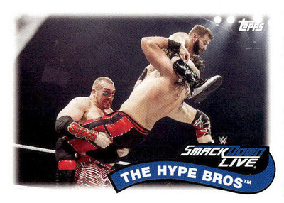 The Hype Bros 2018 Topps WWE Heritage - Tag Teams and Stables #TT-12 -