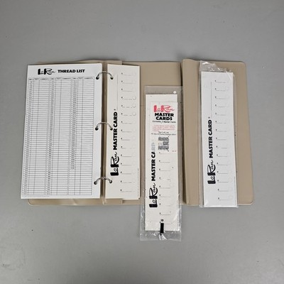 LoRan Thread Organizer Cross Stitch Thread Floss Holder 3 Ring Plastic Folder