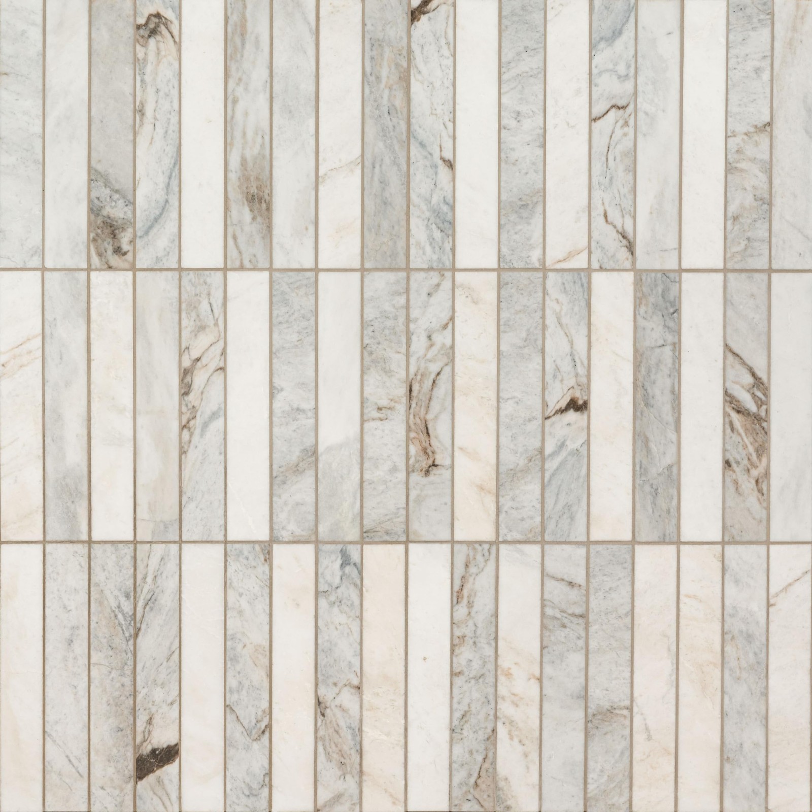 Arabescato Venato White 12x12 Honed Marble Mosaic Tiles for Kitchen Backsplash and Bathroom