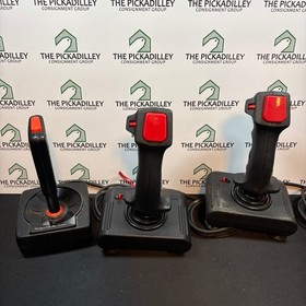 Sega Master System Power Base w/ 5 games + 3 Controllers + 3 Joysticks -Untested