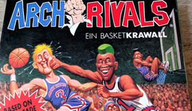 Arch Rivals EMBALAJE ORIGINAL ALEM&Aacute;N E instrucciones - Juego Nintendo NES PAL B Basket Brawl