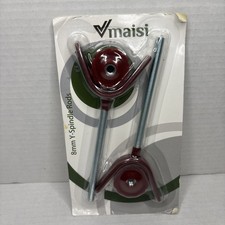BRAND NEW  maisi  8mm Y-Spindle Rods Safety Gate Stair Banister Adapter 2 Pack