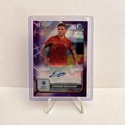 Eduardo Quaresma - 1st Auto - Topps Bowman Chrome UEFA U21 EURO 2023 /250