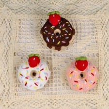 Handmade Amigurumi Crochet Doughnut Plushie
