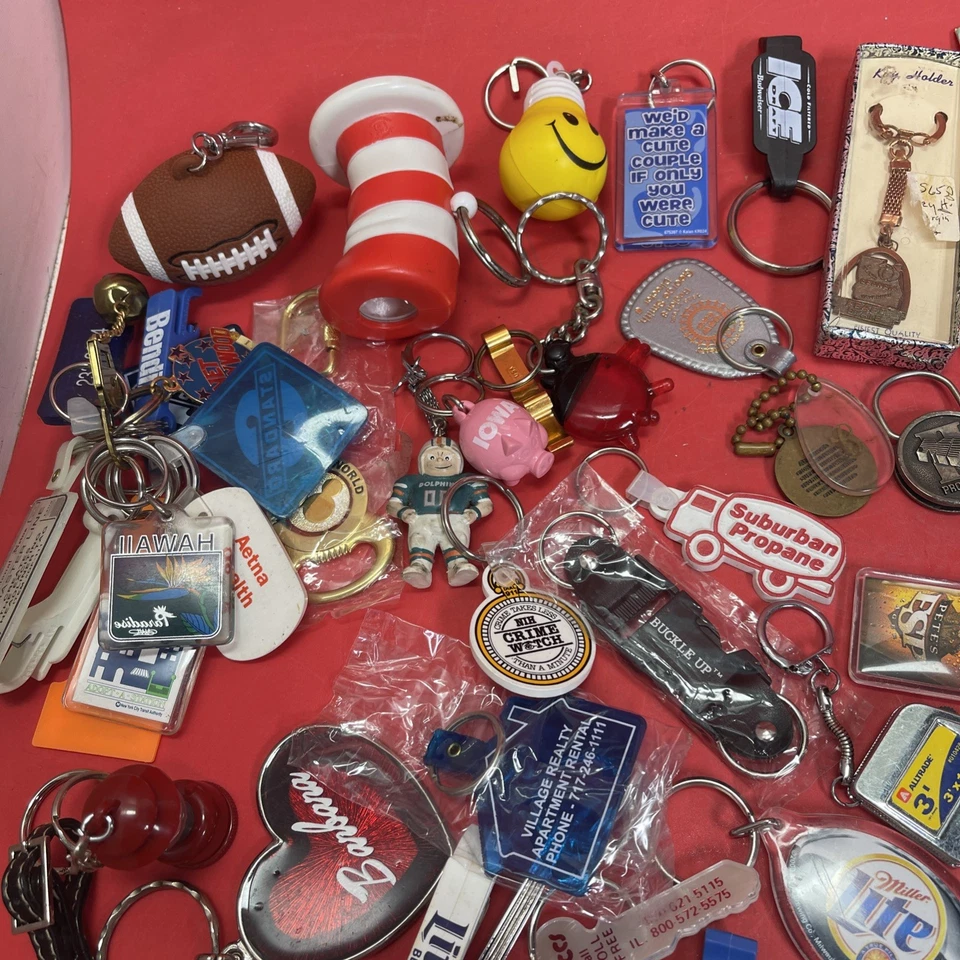 Huge keychains lot Keyrings Fobs Backpack Charms Purse Handbag Pendants. #12 - Image 2 of 4