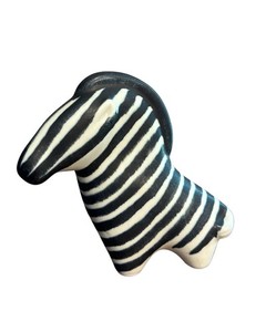 Mid-century Arabia Pottery Abstract Zebra Taisto Kaassinen Figurine Finland