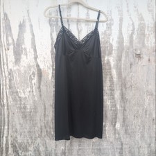 Vintage Made In USA VanityFair Slip FairyGoth Grunge Delicate Coquette Women's L