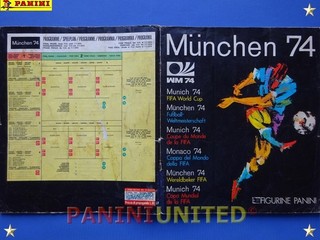 Panini★WM 1974 WorldCup 74 MUNCHEN WC 74★ ALBUM komplett/complete ★★★★★
