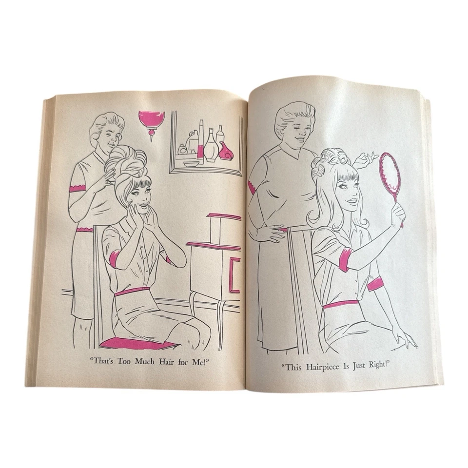 Vintage Barbie Coloring Book 1967 “Francie" Barbie's Modern Cousin Some Coloring - Image 4 of 4