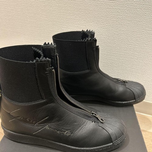 Botas Yohji Yamamoto Y-3 Cremallera YY Logo Estrella Negro Talla - Imagen 3 de 7