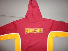 RED WASHINGTON REDSKINS NFL FOOTBALL YOUTH XL 18-20 SEWN HOODED SWEATSHIRT NICE