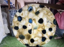 42"Luxury Agate Gemstone Art Center Sofa Coffee Table Top Handmade Furniture Dec