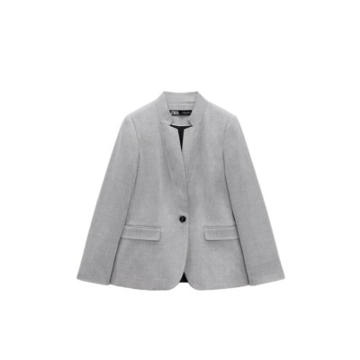 ZARA BASIC ザラ ZARA BASIC BLAZER GRAY SIZE 2 | 2753/806 | eBay