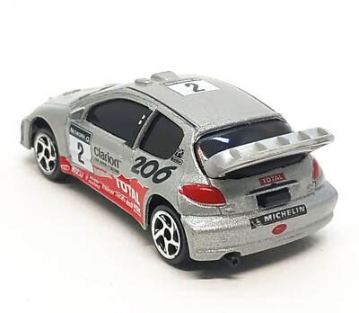 Peugeot 206 WRC Majorette 1/57 – Total Michelin – Occasion – Collection