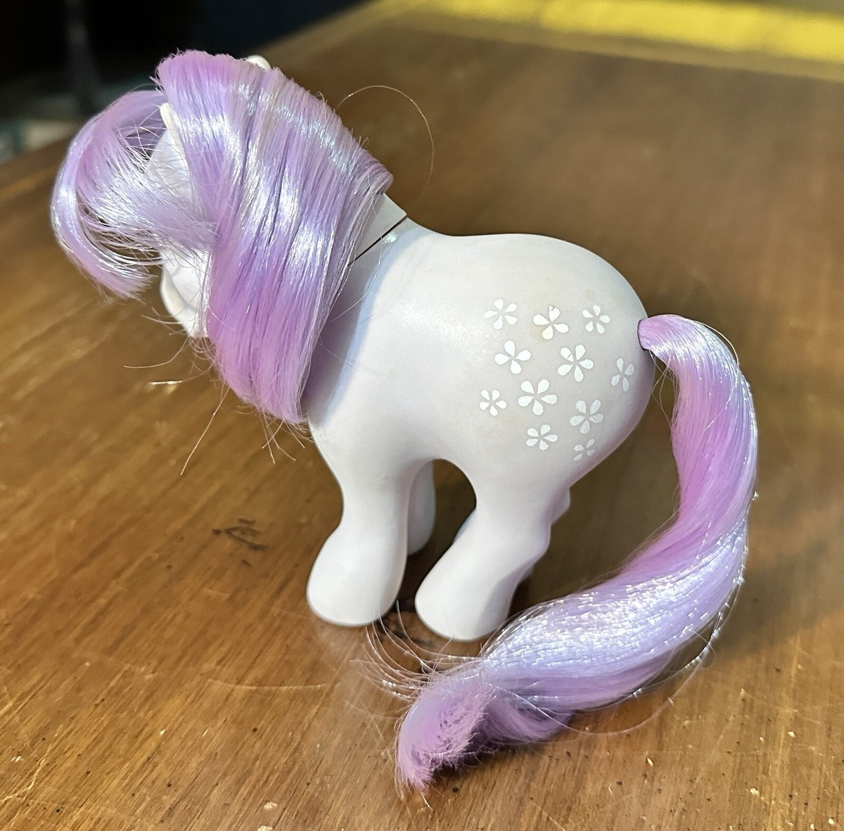 Vtg My Little Pony BLOSSOM Flat Foot Original G1 1982 And