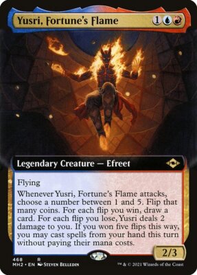 Yusri, Fortune's Flame x4 4x Extended Art Modern Horizons 2 NM MTG