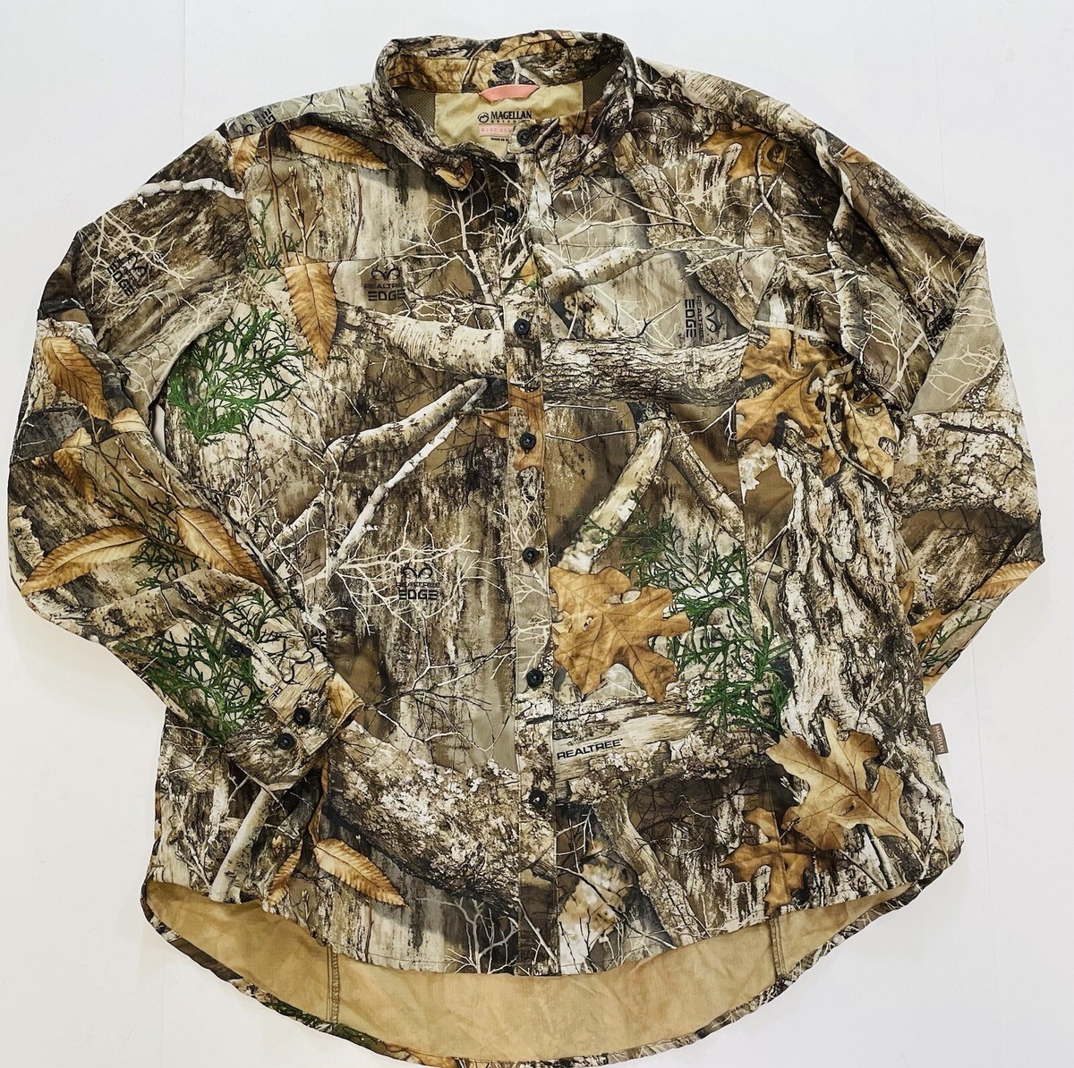 Magellan Boys Camo Shirt Hunt Gear Long Sleeve size XXL 18 20