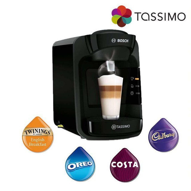 Bosch TASSIMO (TAS3102GB) Suny Coffee Machine 1300W/0.8L Black