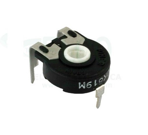 TRIMMER 470K MONOGIRO PASSO 10MM REGOLAZIONE VERICALE PIHER NERO - Picture 1 of 1
