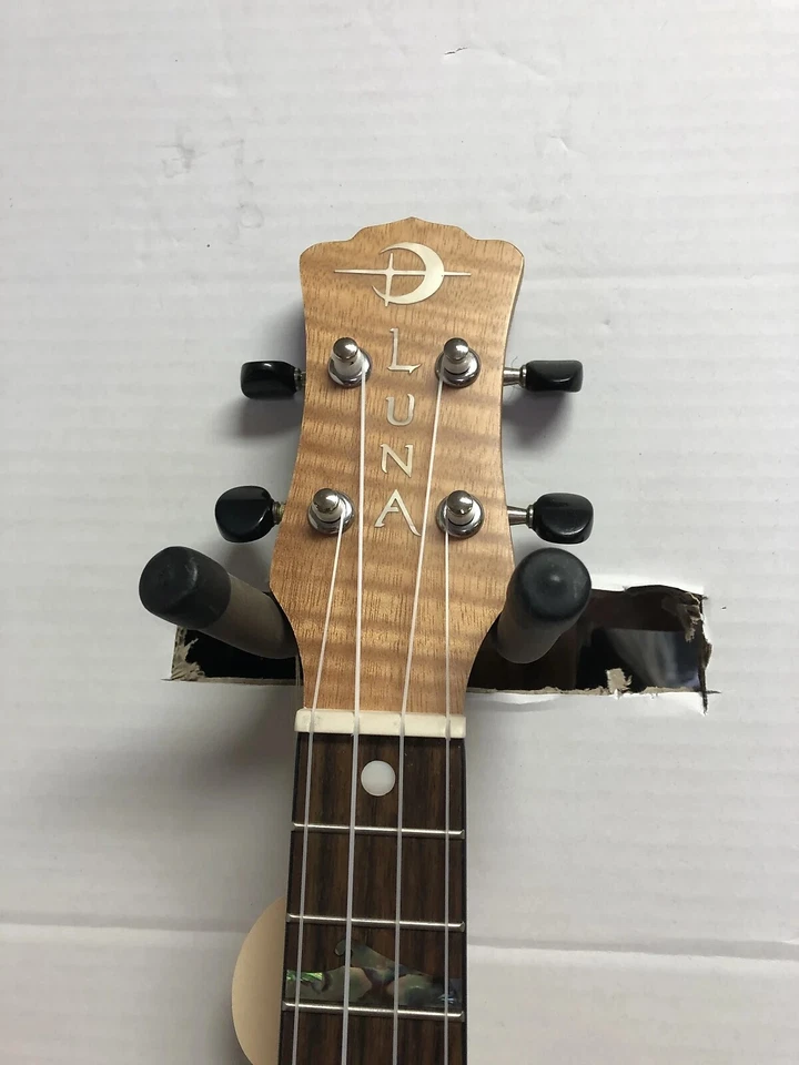 Luna High Tide Exotic Mahogany Soprano Ukulele - NEW UKE w/ Gig Bag - Image 4 of 4