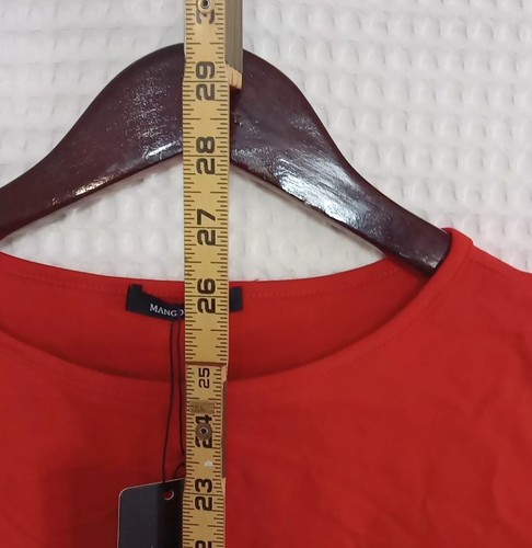 Mangdiup Red Round Collar Long Sleeve Bodysuit Women’s Size Large New - Picture 8 of 9