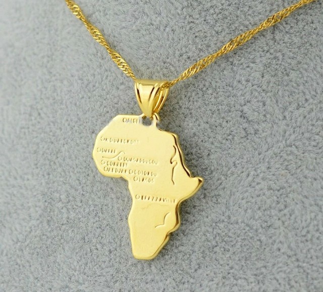 Africa shaped necklace pendant eBay